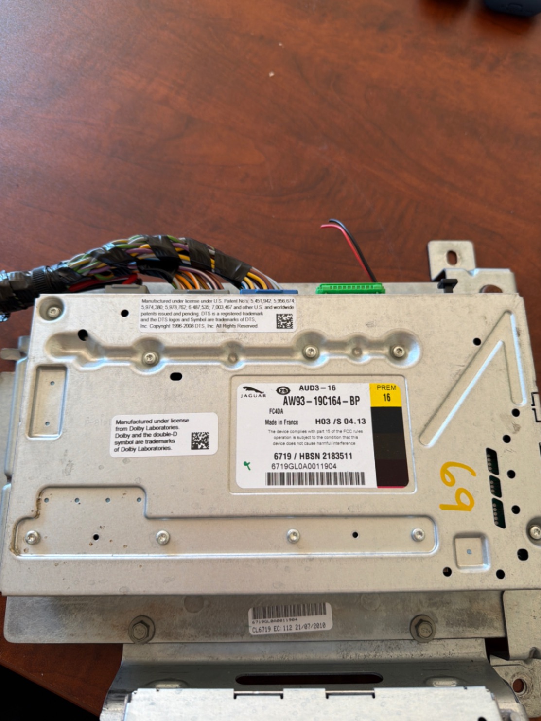 JAGUAR OEM XJ XJL XF XFR AMP RADIO PREMIUM AUDIO AMPLIFIER SOUND SYSTEM 10-15 photo 1