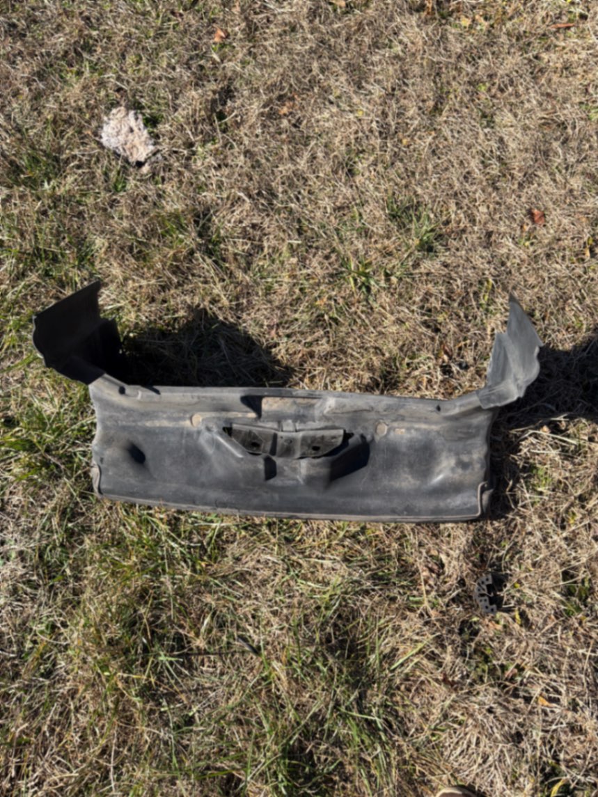 10-18 Jaguar XJL XJ XJR X351 Front Radiator Upper Top Deflector Shield Cover OEM photo 1