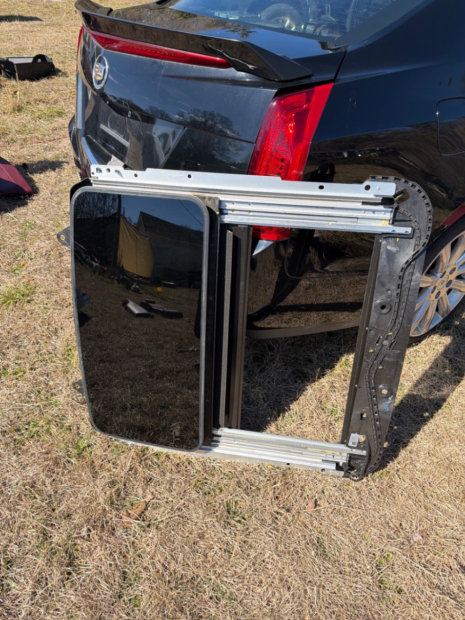 2013 - 2018 CADILLAC ATS SUN ROOF SUNROOF WINDOW GLASS W/ MOTOR & SHADE OEM photo 1