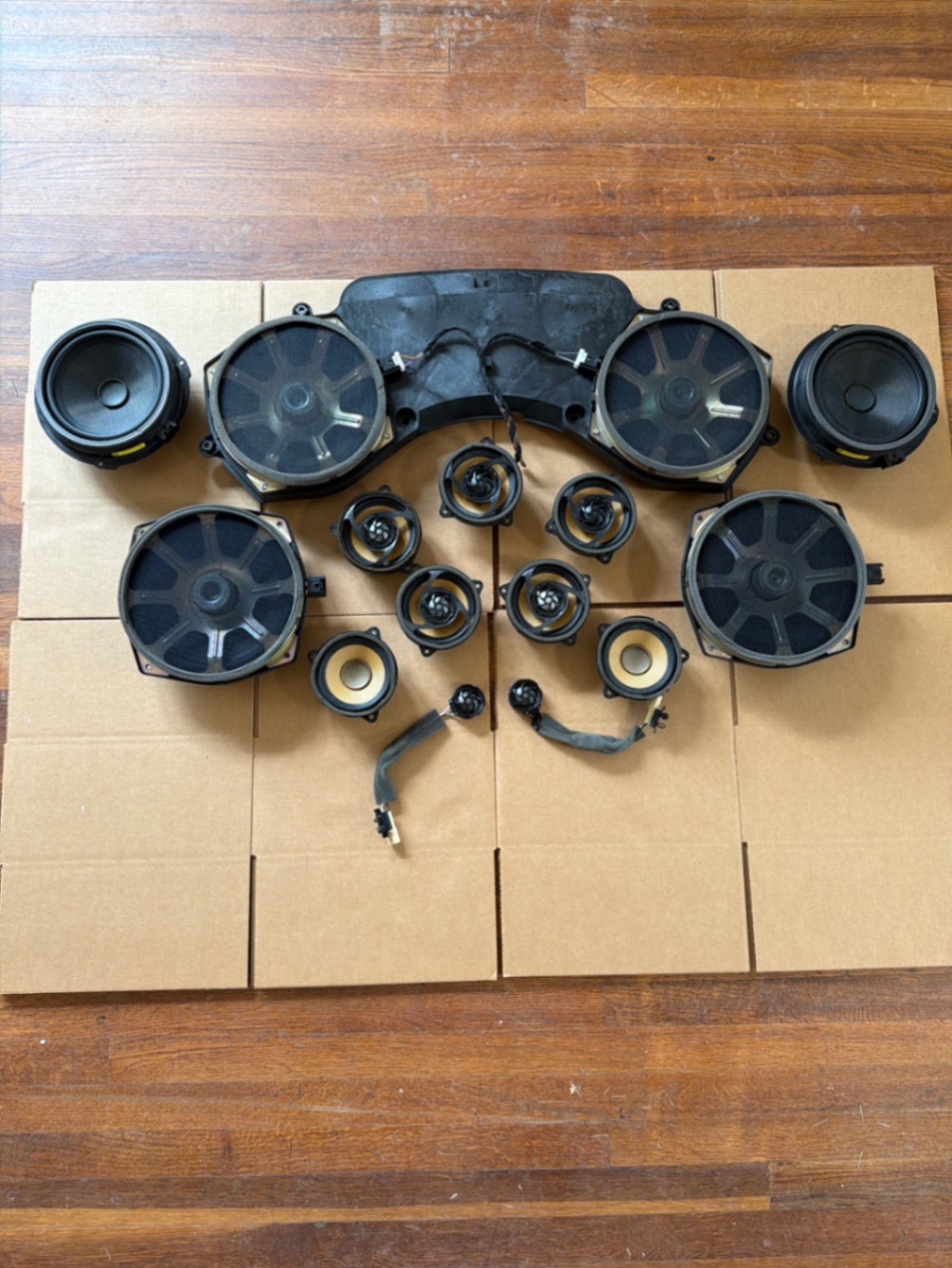 SET 15 OEM Jaguar XJ X351 10-19 Front Rear Left Right Door Speaker Bowers & Wilkins photo 1