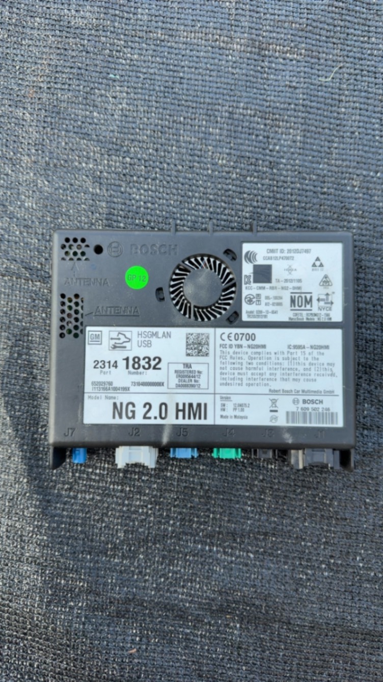 GMC Cadillac Chevrolet Buick HMI Module 23141832 photo 1